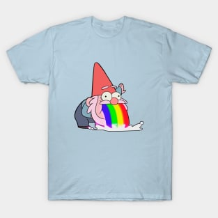 Gnome puking rainbows T-Shirt